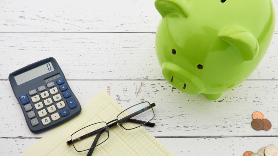 A piggy bank, the kind of place small regular savings go.